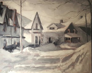 Second Prize “January Morning -24C, Goderich” by Michele Miller